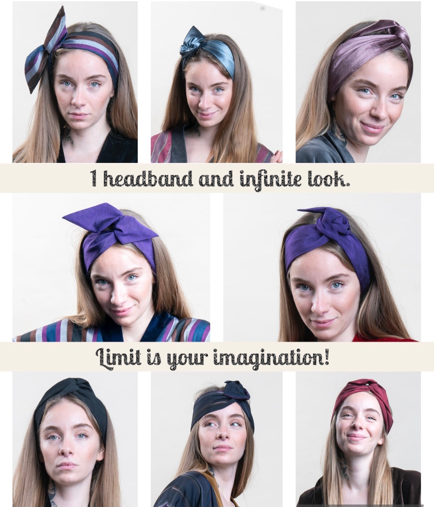 Purple Wired Headband